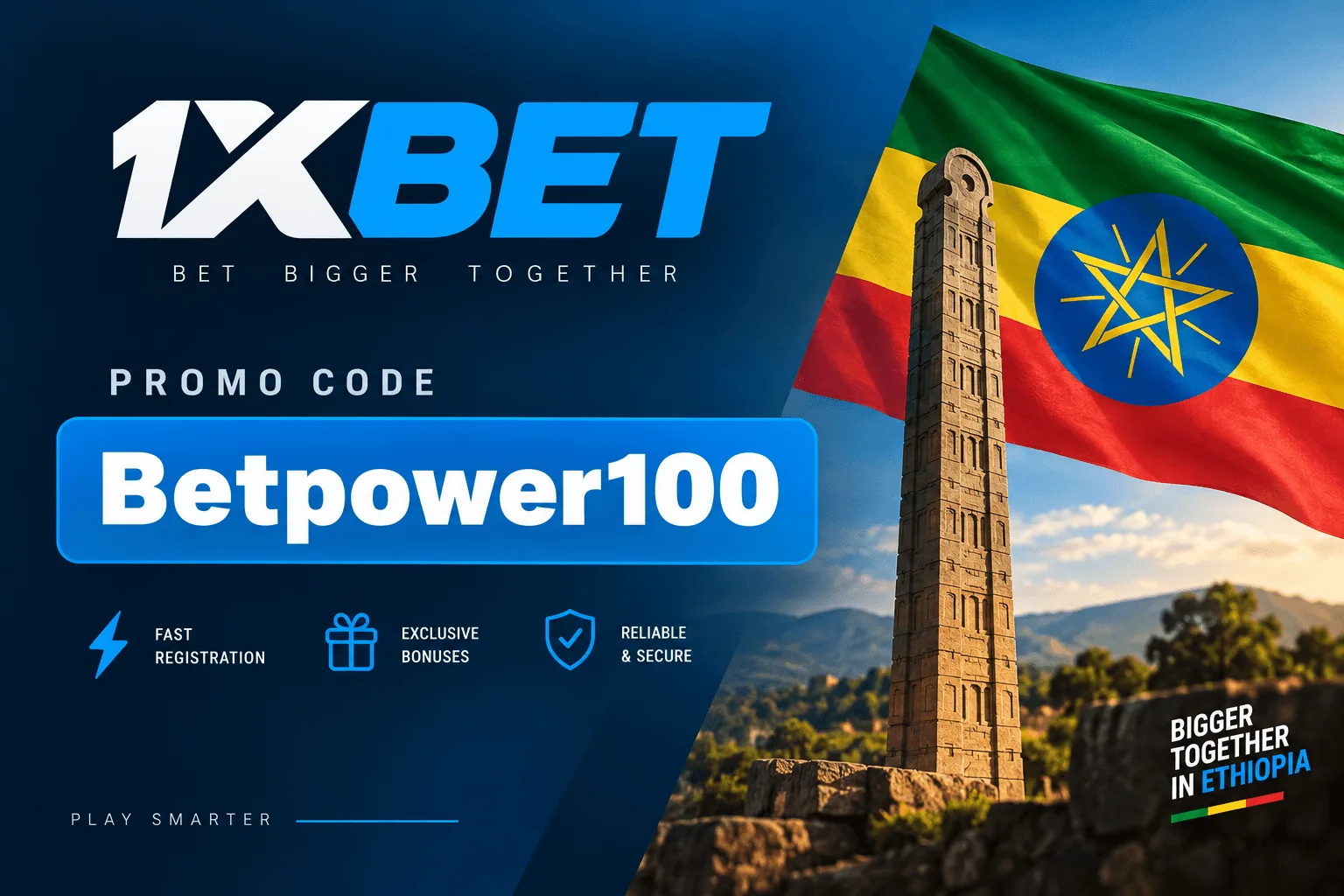 1xBet Betpower100 promo code guide for Ethiopia